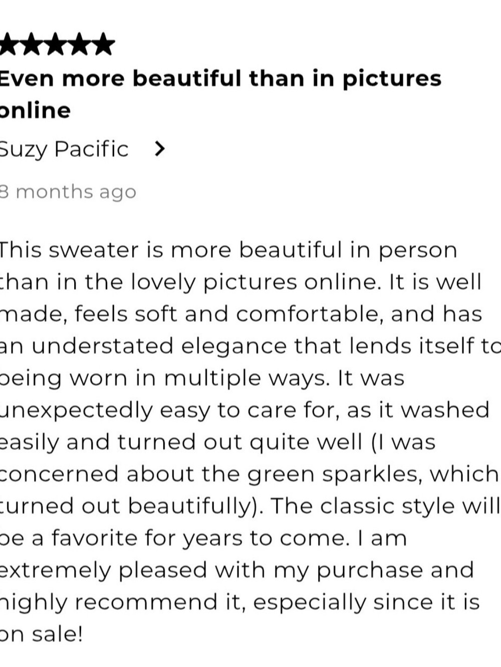 Talbots Wool Blnd Navy Crewneck Sweater with Green Tinsel Dot/Pom Accents Medium - Picture 14 of 14